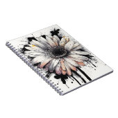 Gerbera-Margerite - Aquarellblumen Notizblock (Rechte Seite)