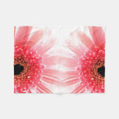 Gerbera-Margerite Poster Fleecedecke (Vorderseite (Horizontal))