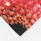 Gerbera-Margerite Poster Fleecedecke (Ecke)