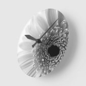 Gerbera-Margerite Runde Wanduhr (Winkel)