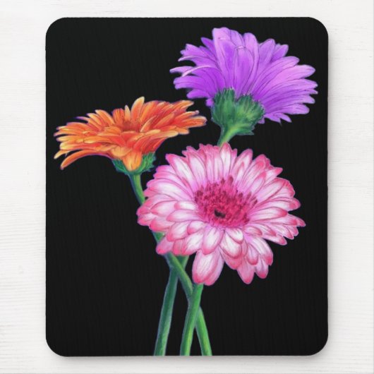 Gerbera-Mäusepad Mousepad (Vorne)