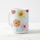 Gerbera,pink,red,orange,yellow  kaffeetasse (Vorderseite Links)
