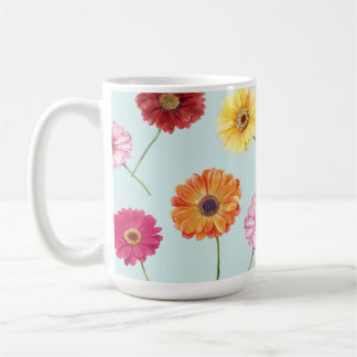 Gerbera,pink,red,orange,yellow  kaffeetasse