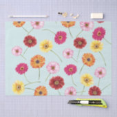 Gerbera,pink,red,orange,yellow wrapping seidenpapier (Handwerk)