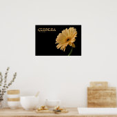 Gerbera Poster (Küche)