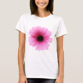 Gerbera-Rosa - Gänseblümchen T-Shirt (Vorderseite)