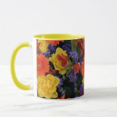 Gerbera-Rosen-Blumenstrauß Tasse (Links)