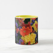Gerbera-Rosen-Blumenstrauß Tasse (Zentrum)