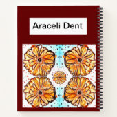 Gerberas Café Notizblock (Rückseite)