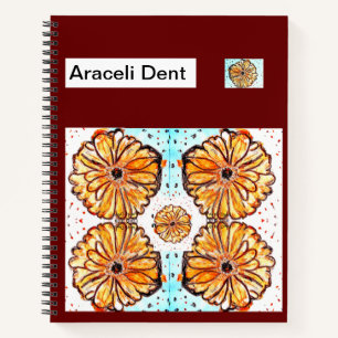 Gerberas Café Notizblock