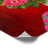 gerberas daisy Bouquet Poster (Ecke)