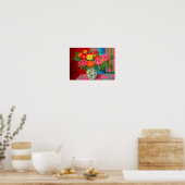 gerberas daisy Bouquet Poster (Küche)