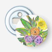 Gerberas Daisy Flaschenöffner (Vorderseite)