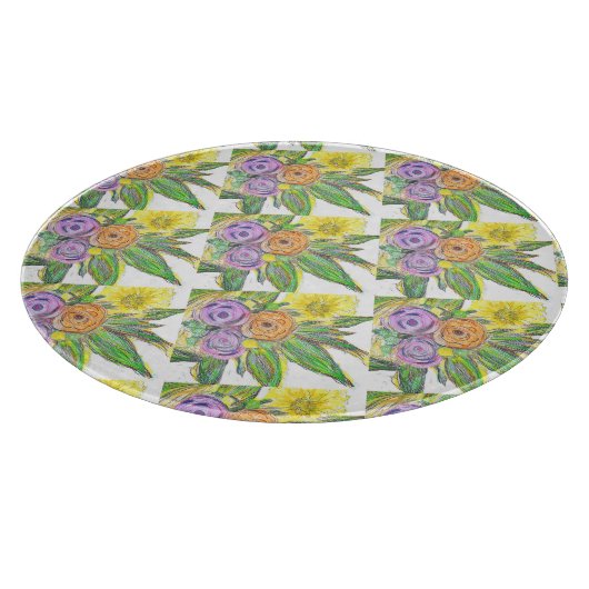 Gerberas Daisy Schneidebrett (Ecke)