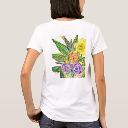 Gerberas Daisy T-Shirt (Rückseite)