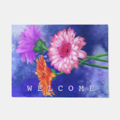 Gerberas Doormat - Willkommen Fußmatte (Vorderseite)