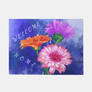 Gerberas Doormat - Willkommen Fußmatte