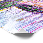 Gerberas Fotodruck (Ecke)