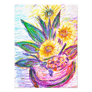 Gerberas Fotodruck