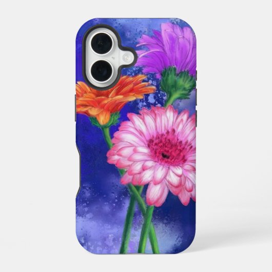 Gerberas iPhone Case 16 Hülle (Rückseite)