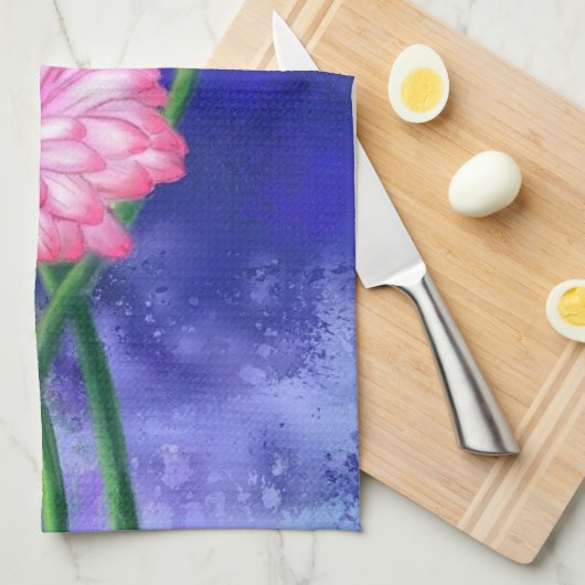 Gerberas Kitchen Handtuch Schöne Blume (Viertel Falte)