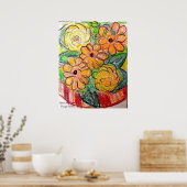 Gerberas Poster (Küche)