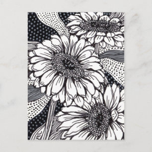 Gerberas Postkarte