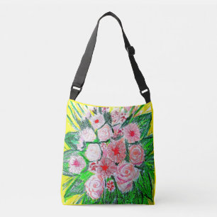 Gerberas, Rosas, Dianthus caryophyllus Tasche