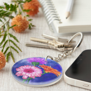 Gerberas Schlüsselanhänger Geschenk Schöne Blume