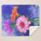 Gerberas Sherpa Blanket Sherpadecke (Vorderseite (Horizontal))