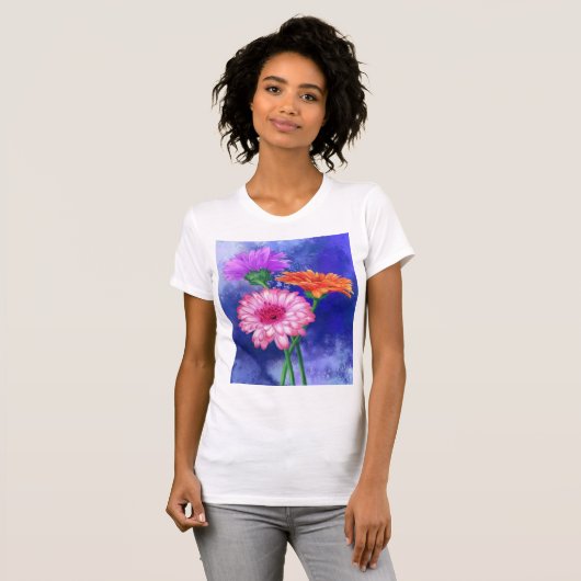 Gerberas T - Shirt (Vorne ganz)