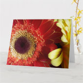 Gerberasfarben Karte (Gelbe Blume)