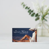 Gerberei, Salon, Schönheit, Kosmetologie-Visitenka Visitenkarte (Stehend Vorderseite)