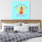 Gerberstudio - überzogene Canvas Leinwanddruck (Insitu (Schlafzimmer))
