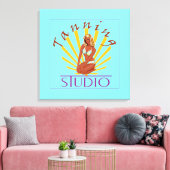 Gerberstudio - überzogene Canvas Leinwanddruck (Insitu (Wohnzimmer))