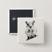 Gerbil-Baby-Tierillustrations-HaustierGerbils Button (Vorne & Hinten)