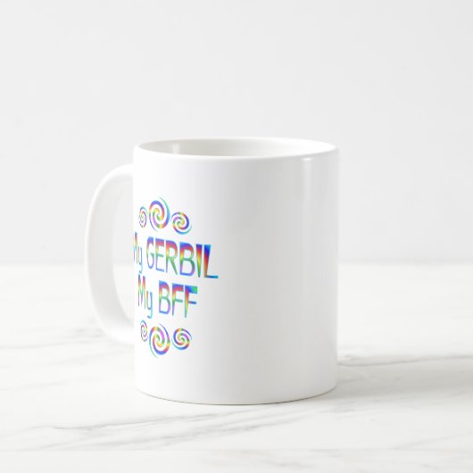 Gerbil BESTE FREUNDIN Kaffeetasse (Vorderseite Links)