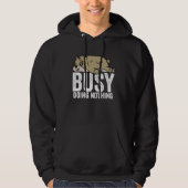 Gerbil Busy Doing Nothing Shirt Lazy Tee Boys Girl (Vorderseite)
