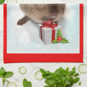 Gerbil Greetings Kitchtuch Geschirrtuch (Gefaltet)