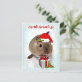 Gerbil Greetings Postcard Postkarte (Stehend Vorderseite)