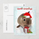 Gerbil Greetings Postcard Postkarte (Vorne/Hinten)