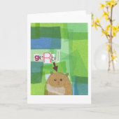 Gerbil Karte (Gelbe Blume)