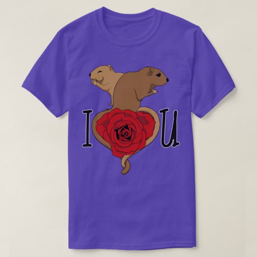 Gerbil Liebe Light T-Shirt (Design vorne)