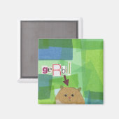 Gerbil Magnet (Vorderseite/Rückseite)