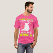 Gerbil Rodent denkt über Gerbil T-Shirt (Vorne ganz)