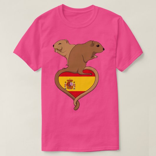 Gerbil Spain light T-Shirt (Design vorne)
