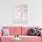 Gerbil stehend leinwanddruck (Insitu (Wohnzimmer))