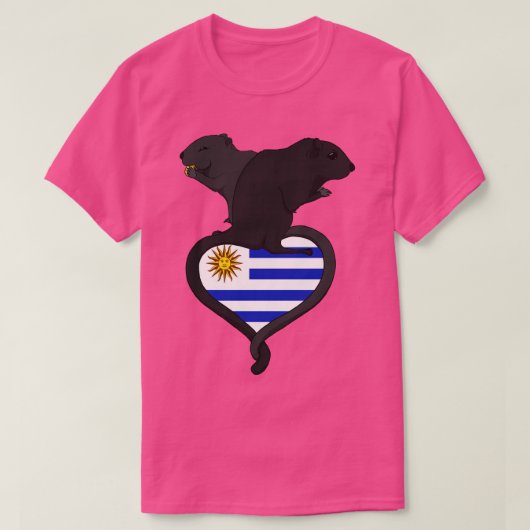 Gerbil Uruguay dunkel T-Shirt (Design vorne)