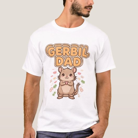 Gerbil-Vater Kawaii Tee (Vorderseite)