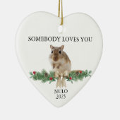 Gerbil Weihnachtsgeschenk Gerbil Ornament Gerbil X (Rechts)